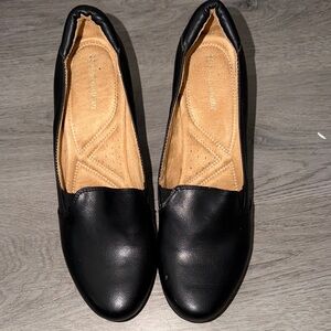 Naturalizer Black Leather Heels